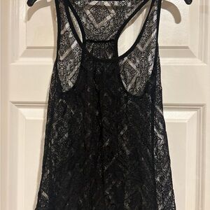 Amazon Black Lace Tank Top